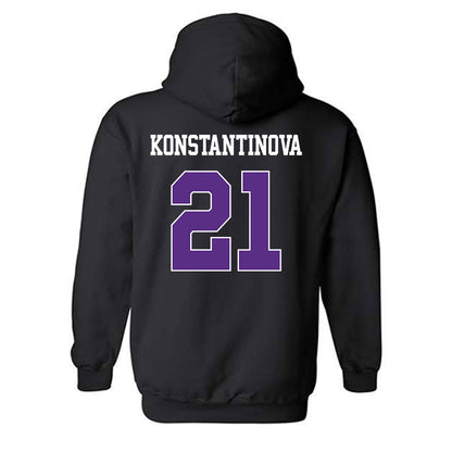 TCU - NCAA Beach Volleyball : Deniela Konstantinova - Classic Shersey Hooded Sweatshirt-1