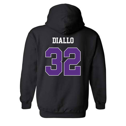 TCU - NCAA Men's Basketball : Malick Diallo - Classic Shersey Hooded Sweatshirt-1