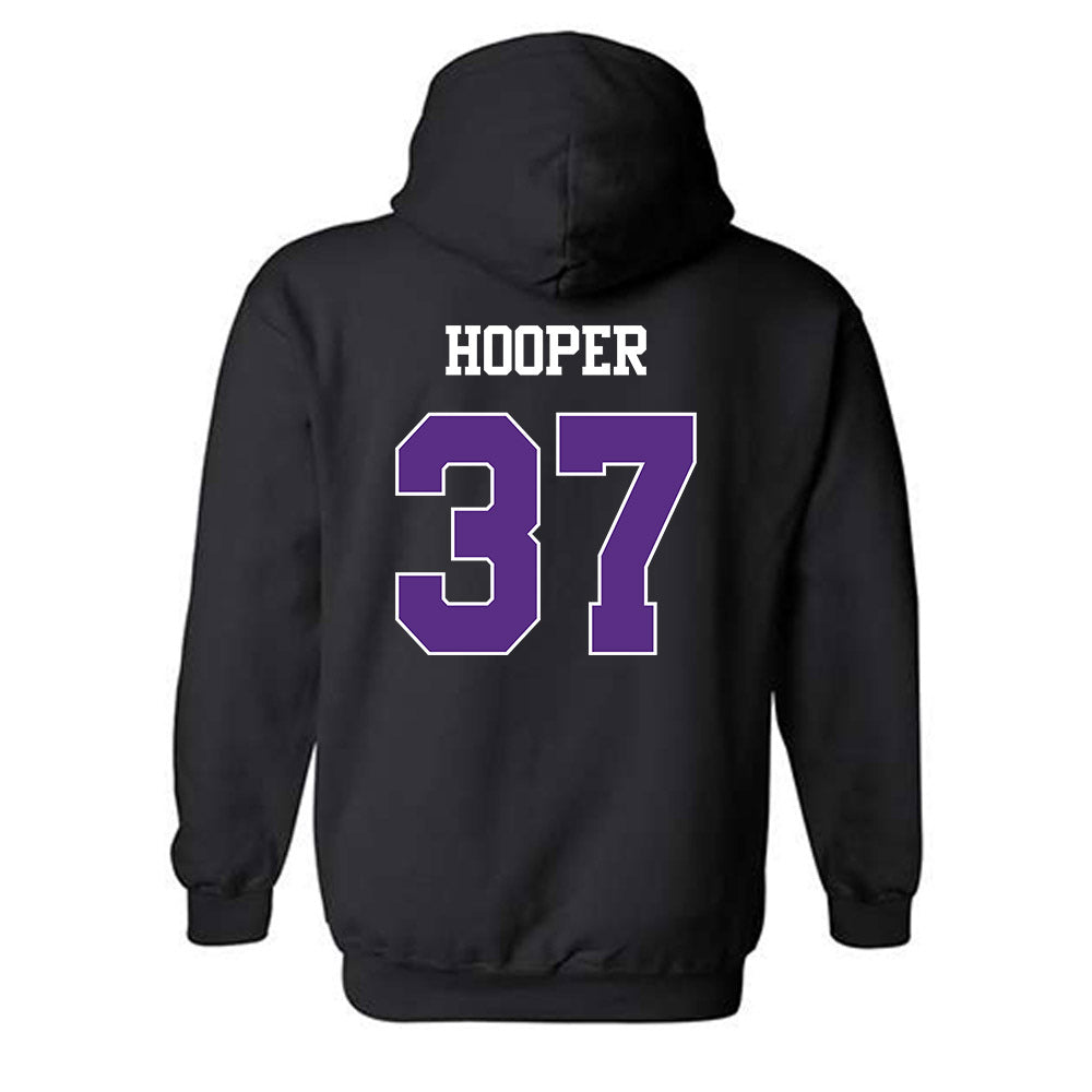 TCU - NCAA Football : Hudson Hooper - Classic Shersey Hooded Sweatshirt-1