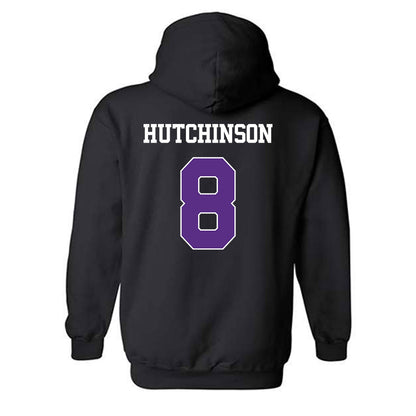 TCU - NCAA Baseball : Lane Hutchinson - Classic Shersey Hooded Sweatshirt-1