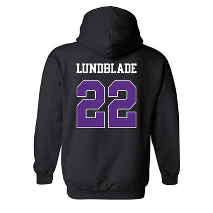 TCU - NCAA Men's Basketball : Tyler Lundblade - Classic Shersey Hooded Sweatshirt-1