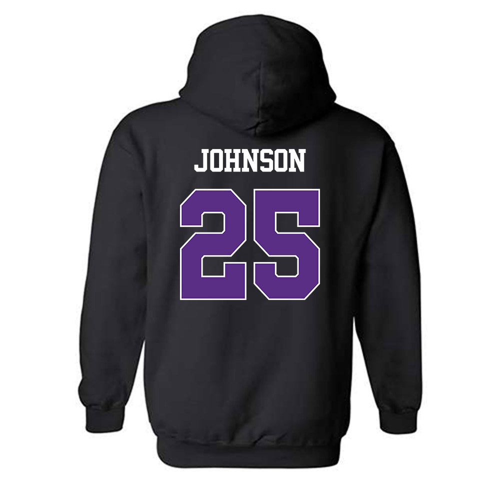 TCU - NCAA Baseball : Nolan Johnson - Classic Shersey Hooded Sweatshirt-1