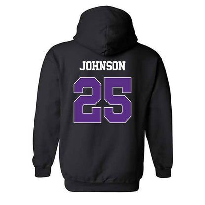 TCU - NCAA Baseball : Nolan Johnson - Classic Shersey Hooded Sweatshirt-1