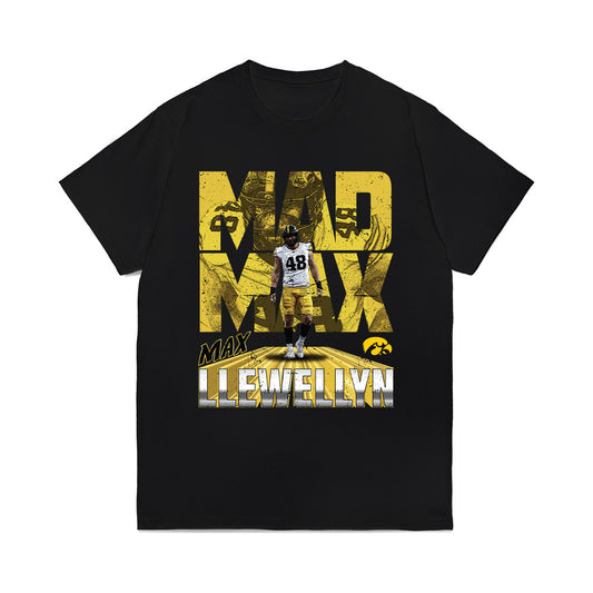 Iowa - NCAA Football : Max Llewellyn - Collage Comfort Colors T-Shirt-0