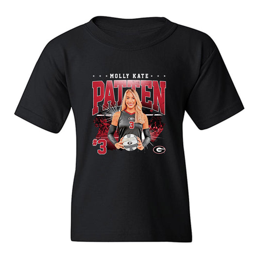 Georgia - NCAA Women's Volleyball : MK Patten - Collage Youth T-Shirt-0