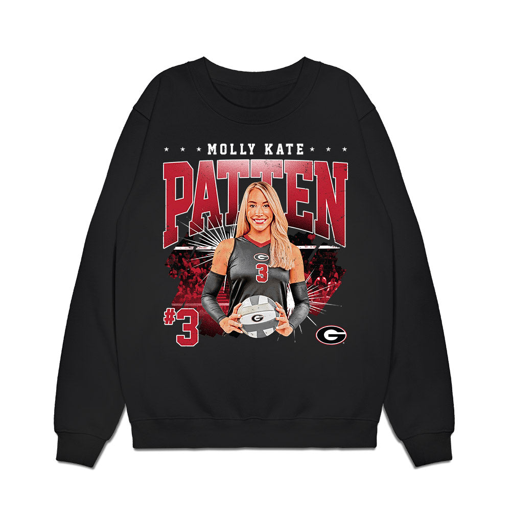 Georgia - NCAA Women's Volleyball : MK Patten - Collage Premium Crewneck Sweatshirt-0