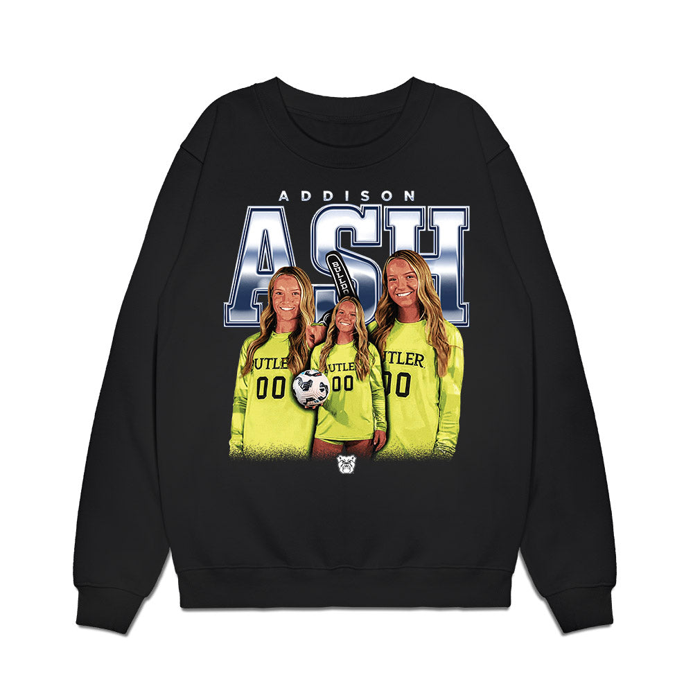 Butler - NCAA Women's Soccer : Addison Ash - Collage Premium Crewneck Sweatshirt-0