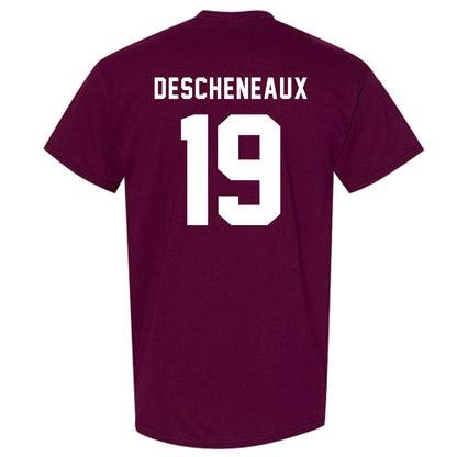 Texas A&M - NCAA Women's Soccer : Eloise Descheneaux - Sports Shersey T-Shirt-1