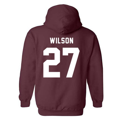 Texas A&M - NCAA Women's Soccer : Hayden Wilson - Sports Shersey Hooded Sweatshirt-1