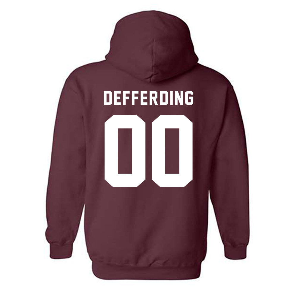 Texas A&M - NCAA Women's Soccer : Erica Defferding - Sports Shersey Hooded Sweatshirt-1