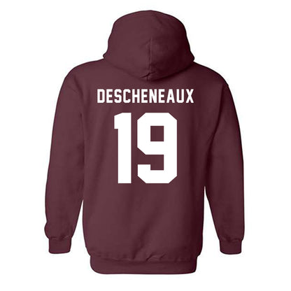 Texas A&M - NCAA Women's Soccer : Eloise Descheneaux - Sports Shersey Hooded Sweatshirt-1