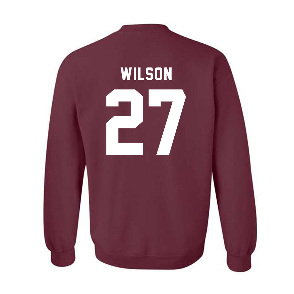 Texas A&M - NCAA Women's Soccer : Hayden Wilson - Sports Shersey Crewneck Sweatshirt-1