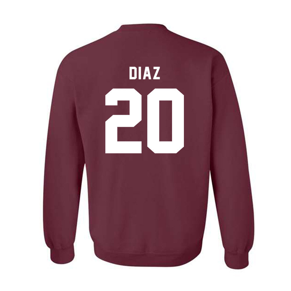 Texas A&M - NCAA Women's Soccer : Leah Diaz - Sports Shersey Crewneck Sweatshirt-1