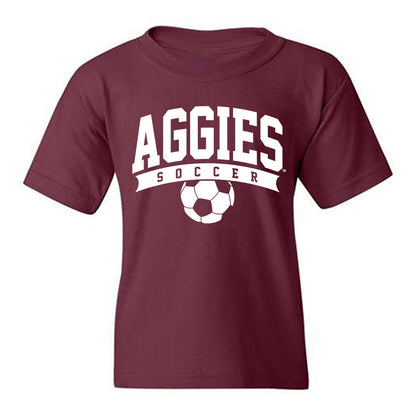 Texas A&M - NCAA Women's Soccer : Erica Defferding - Sports Shersey Youth T-Shirt-0