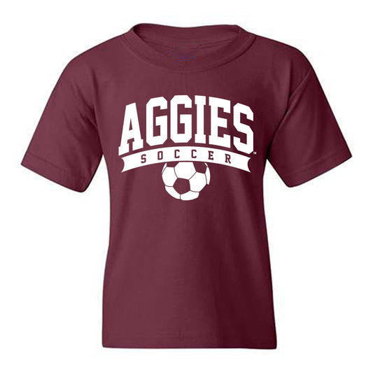 Texas A&M - NCAA Women's Soccer : Eloise Descheneaux - Sports Shersey Youth T-Shirt-0