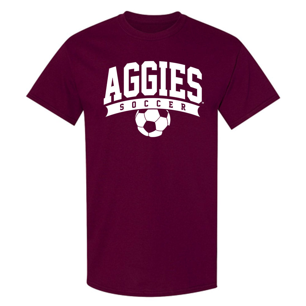 Texas A&M - NCAA Women's Soccer : Eloise Descheneaux - Sports Shersey T-Shirt-0