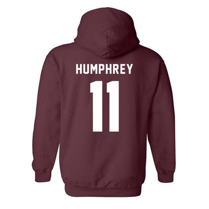 Texas A&M - NCAA Women's Volleyball : Taylor Humphrey - Sports Shersey Hooded Sweatshirt-1