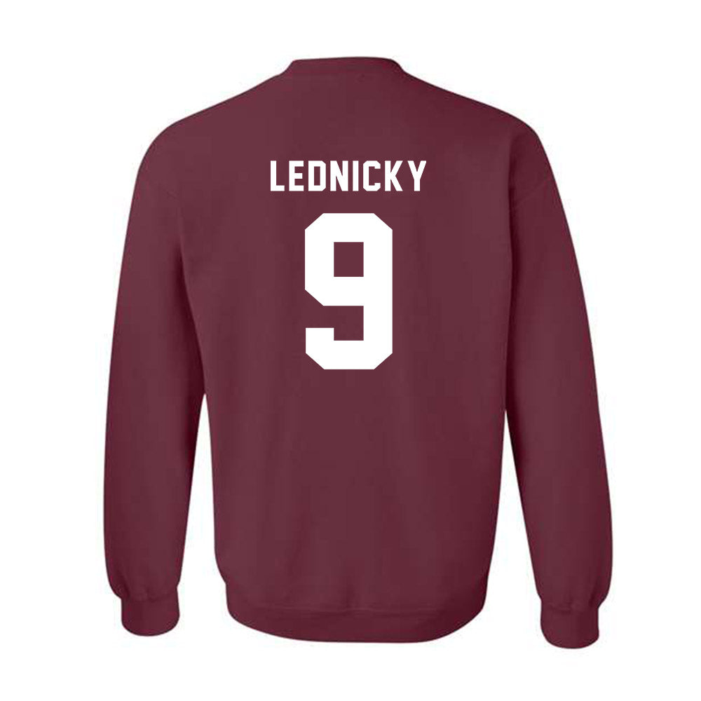Texas A&M - NCAA Women's Volleyball : Logan Lednicky - Sports Shersey Crewneck Sweatshirt-1