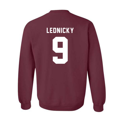 Texas A&M - NCAA Women's Volleyball : Logan Lednicky - Sports Shersey Crewneck Sweatshirt-1