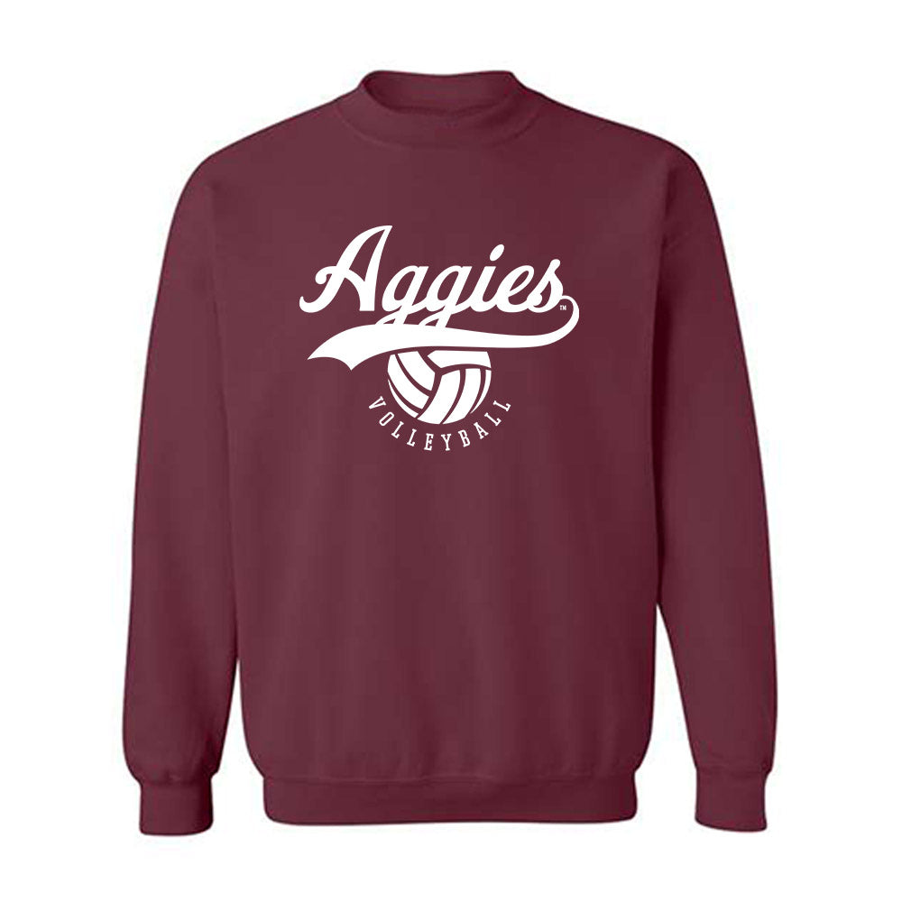 Texas A&M - NCAA Women's Volleyball : Amare Hernandez - Sports Shersey Crewneck Sweatshirt-0