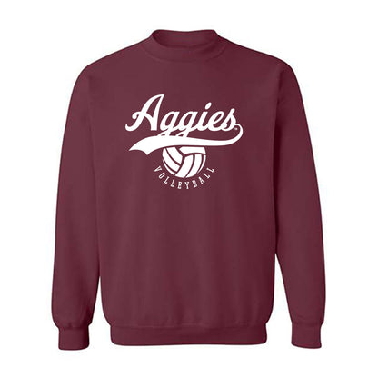 Texas A&M - NCAA Women's Volleyball : Tatum Thomas - Sports Shersey Crewneck Sweatshirt-0