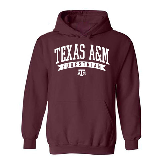 Texas A&M - NCAA Equestrian : Mattie Gustin - Sports Shersey Hooded Sweatshirt-0