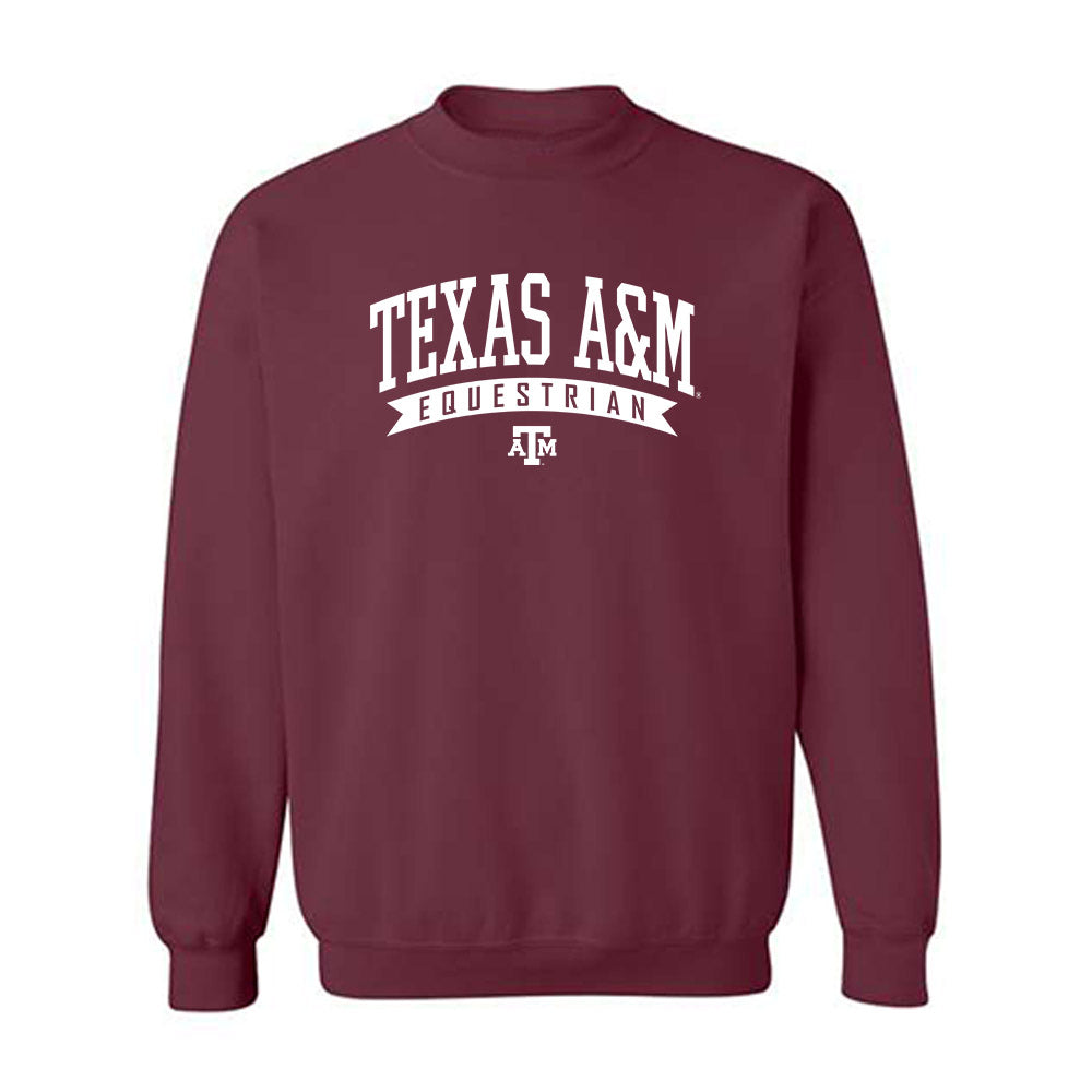 Texas A&M - NCAA Equestrian : Anna Harris - Sports Shersey Crewneck Sweatshirt-0