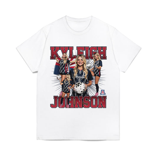 Arizona - NCAA Women's Soccer : Kyleigh Johnson - Collage Comfort Colors T-Shirt-0
