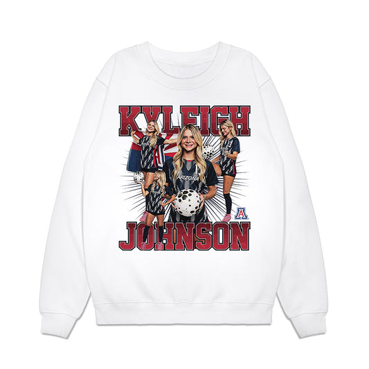 Arizona - NCAA Women's Soccer : Kyleigh Johnson - Collage Premium Crewneck Sweatshirt-0