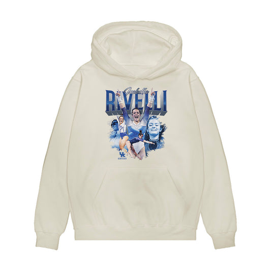 Kentucky - NCAA Women's Gymnastics : Isabella Rivelli - Collage Premium Hooded Sweatshirt-0