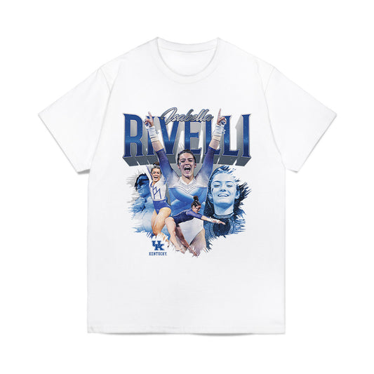 Kentucky - NCAA Women's Gymnastics : Isabella Rivelli - Collage Comfort Colors T-Shirt-0