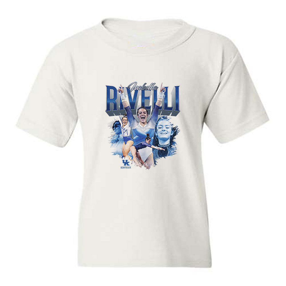 Kentucky - NCAA Women's Gymnastics : Isabella Rivelli - Collage Youth T-Shirt-0