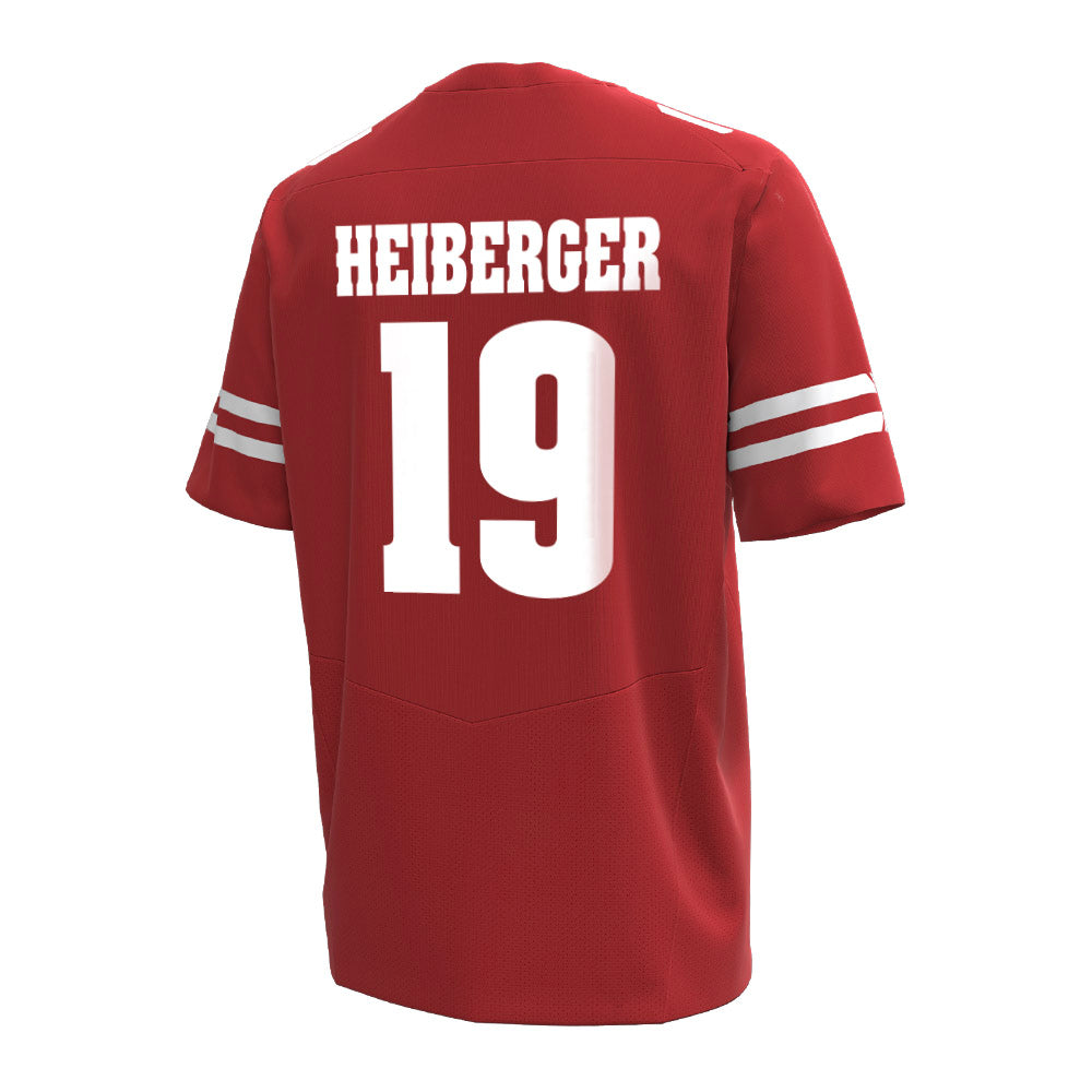 Wisconsin - NCAA Football : Thomas Heiberger - Under Armour® Football Jersey-1