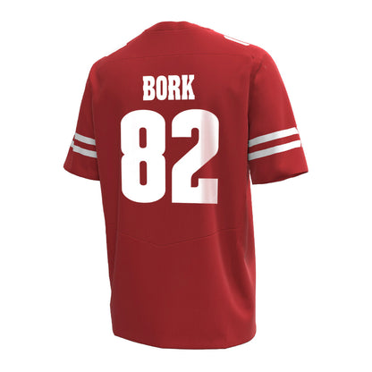 Wisconsin - NCAA Football : Emmett Bork - Under Armour® Football Jersey-1