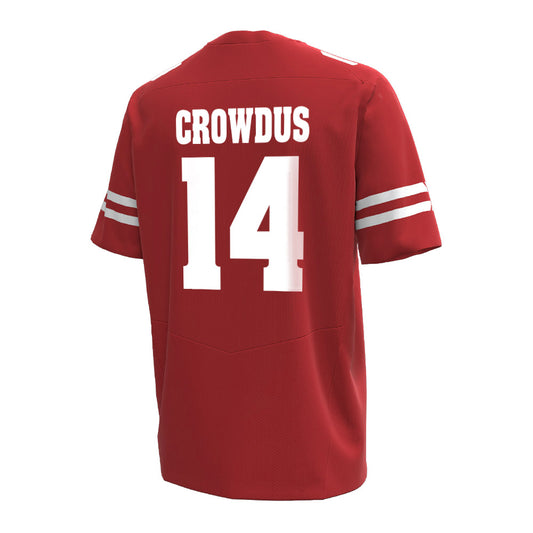 Wisconsin - NCAA Football : Dekel Crowdus - Under Armour® Football Jersey-0