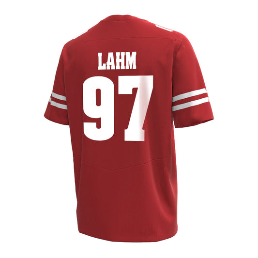 Wisconsin - NCAA Football : Gavin Lahm - Under Armour® Football Jersey-0