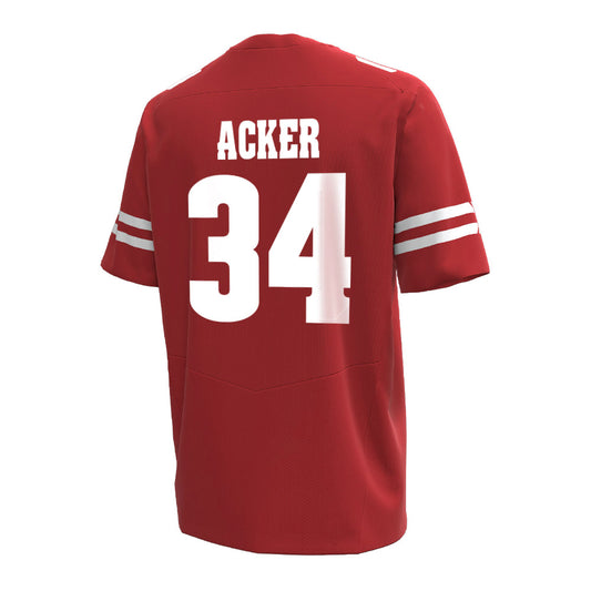 Wisconsin - NCAA Football : Jackson Acker - Under Armour® Football Jersey-0