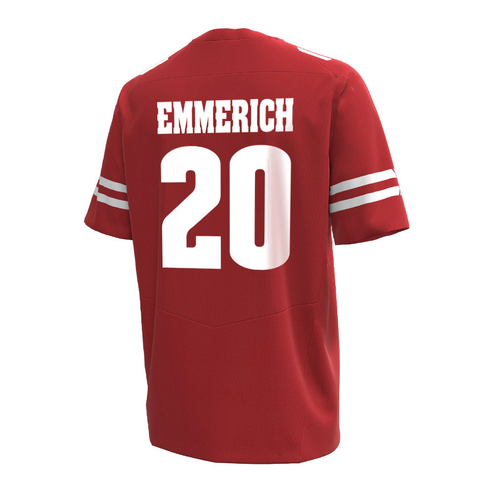Wisconsin - NCAA Football : Luke Emmerich - Under Armour® Football Jersey-0