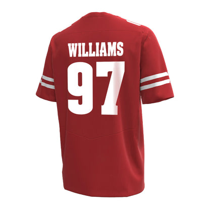 Wisconsin - NCAA Football : jaylen williams - Under Armour® Football Jersey-1