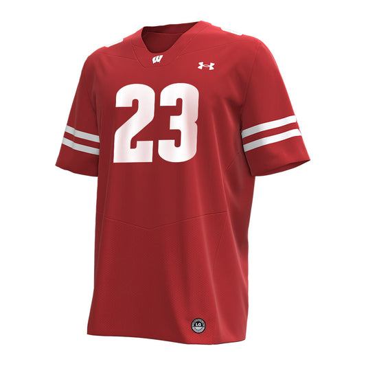 Wisconsin - NCAA Football : Davion Thomas-Kumpula - Under Armour® Football Jersey-0