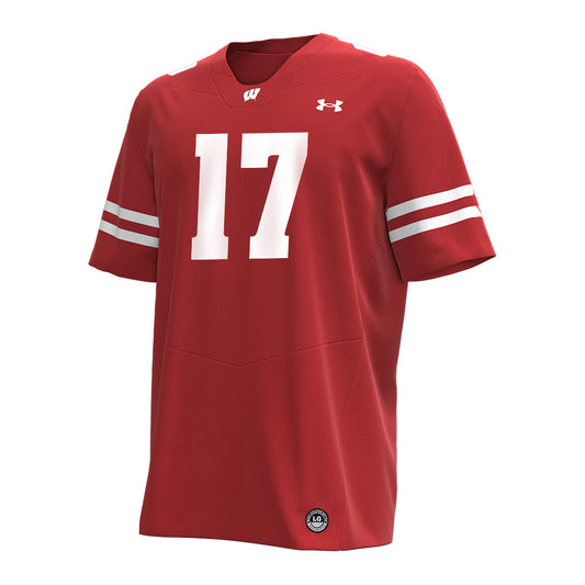 Wisconsin - NCAA Football : Darryl Peterson - Under Armour® Football Jersey-0