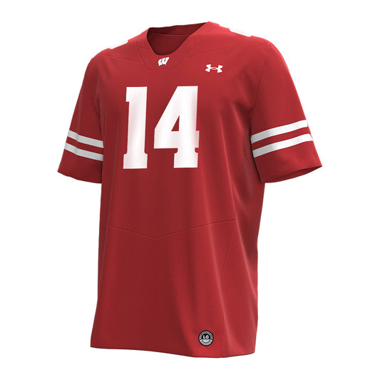 Wisconsin - NCAA Football : Preston Zachman - Under Armour® Football Jersey-0
