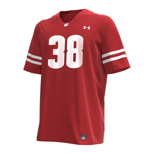 Wisconsin - NCAA Football : Mason Lane - Under Armour® Football Jersey-0