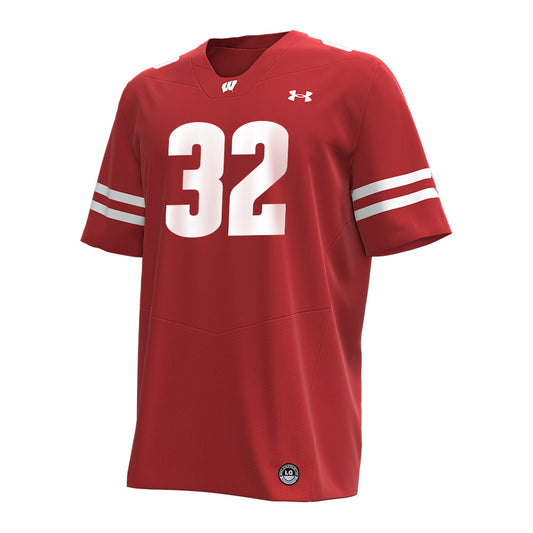 Wisconsin - NCAA Football : Remington Moss - Under Armour® Football Jersey-0