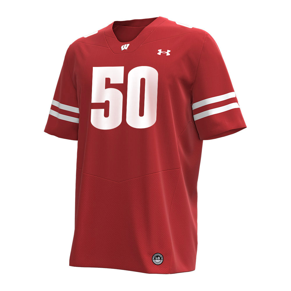 Wisconsin - NCAA Football : Samuel Lateju - Under Armour® Football Jersey-0