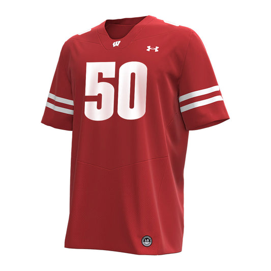 Wisconsin - NCAA Football : Samuel Lateju - Under Armour® Football Jersey-0