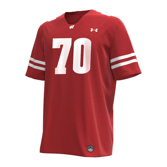 Wisconsin - NCAA Football : Barrett Nelson - Under Armour® Football Jersey-0