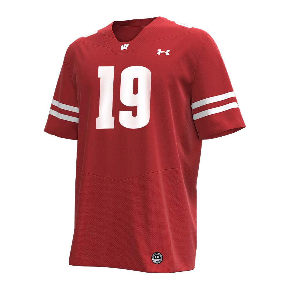 Wisconsin - NCAA Football : Thomas Heiberger - Under Armour® Football Jersey-0