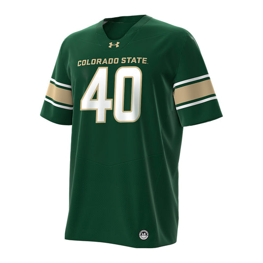 Colorado State - NCAA Football : Owen Long - Under Armour® Football Jersey-0