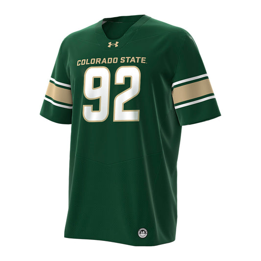 Colorado State - NCAA Football : Mukendi Wa-Kalonji - Under Armour® Football Jersey-0